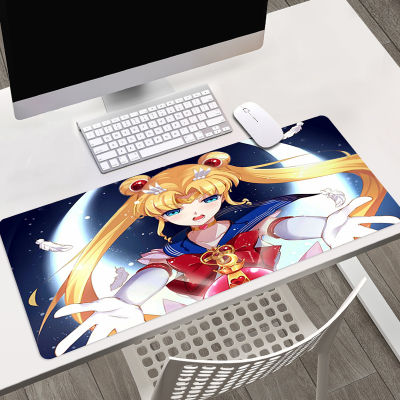 Keyboard Gaming Accessories Sailor Moon Landscape Pad Mouse for Computer Mat Mausepad Rubber Table Pads Anime Mousepad Company