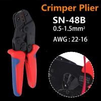 Crimping Tool Wire Stripper Crimp Connector Wire Crimper Ferrule Multitool Electric Terminal Crimping Pliers Plier W1E1