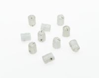 KR- 10pcs Transparent Guitar Scalloped Edge Davies 1900H Style AMP Knob Effect Pedal Knobs