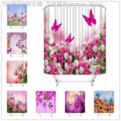 【CW】❄  Musife Custom Shower Curtain Polyester Fabric