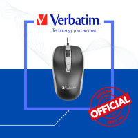 เมาส์ Verbatim  Optical Mouse Wired - Black