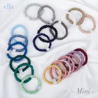 เครื่องประดับแฟชั่น卍 (1ชิ้น ไซส์เล็ก – Mini) ยางรัดผมผ้าไหมมัลเบอร์รี่ Ella Mulberry Silk Scrunchies