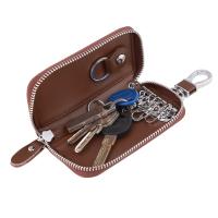 ✕ Car Remote Control Key Bag Leather Zipper Multi Function Key Bag Durable Car Wallet Key Chain Bag Auto Parts