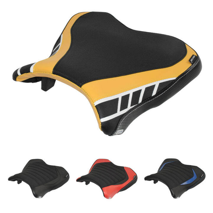 Motorbike Front Rider Solo Seat Cowl Cushion Pad Synthetic Leather