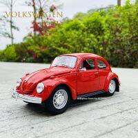 Maisto 1:24 Volkswagen Beetle แบบจำลองรถจากโลหะอัลลอยด์รถคลาสสิกศิลปะทำมือโมเดลของสะสมของตกแต่งเครื่องมือของขวัญ