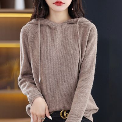 2023 autumn and winter sweater womens sweater hoodie hoodie hoodie hoodie thick coat wool sweater loose generation hair 2023