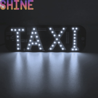 Shine 12V LED Car TAXI CAB INDICATOR Energy กระจกหน้ารถโคมไฟสาย USB พร้อมสวิทช์