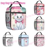 Movie Marie Cat Insulated Lunch Tote Bag for Women Funny Kitten Film Resuable Thermal Cooler Bento Box Work School Travel