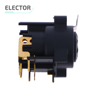 Elector 1PC Combo XLR และ6.35mm JACK Connector, PANEL MOUNT CHASSIS Connector สำหรับไมโครโฟน