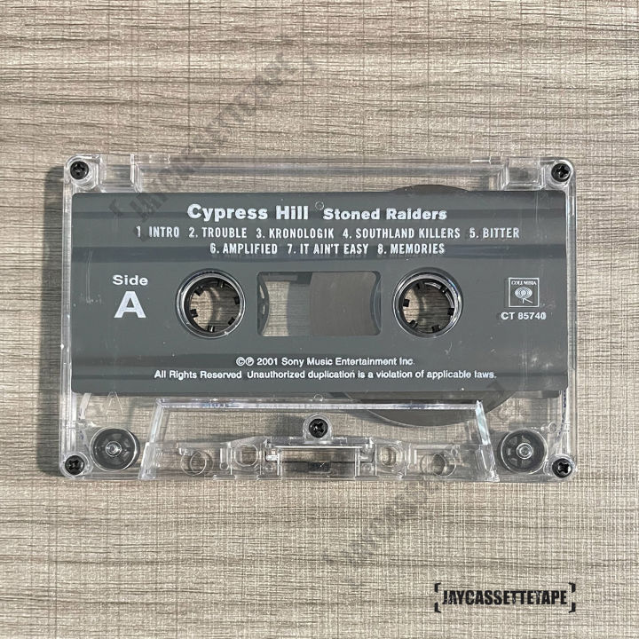 เทปเพลง-เทปคาสเซ็ต-เทปคาสเซ็ท-cassette-tape-เทปเพลงสากล-cypress-hill-อัลบั้ม-stoned-raiders