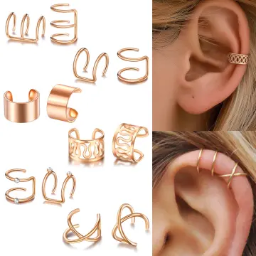 DIY: FAKE Magnetic Earrings! (Cartilage, Feather Earrings, Studs) - YouTube