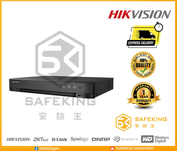 IDS-7204HUHI-M1/E HIKVISION AcuSense H.265+ 4MP/5MP/8MP Lite 4CH 1SATA ...