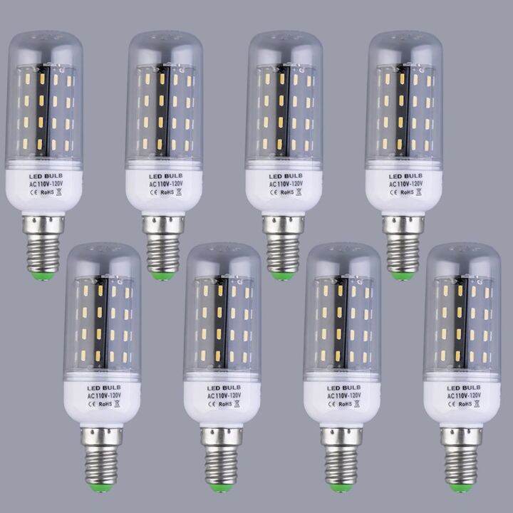 carcool-หลอดไฟข้าวโพด-e14-110v-120v-7w-56led-smd4014-ไฟสีวอร์มไวท์8ชิ้น