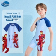 Disney Disney trẻ em áo tắm nam 2023 mùa hè phong cách mới Marvel Iron Man