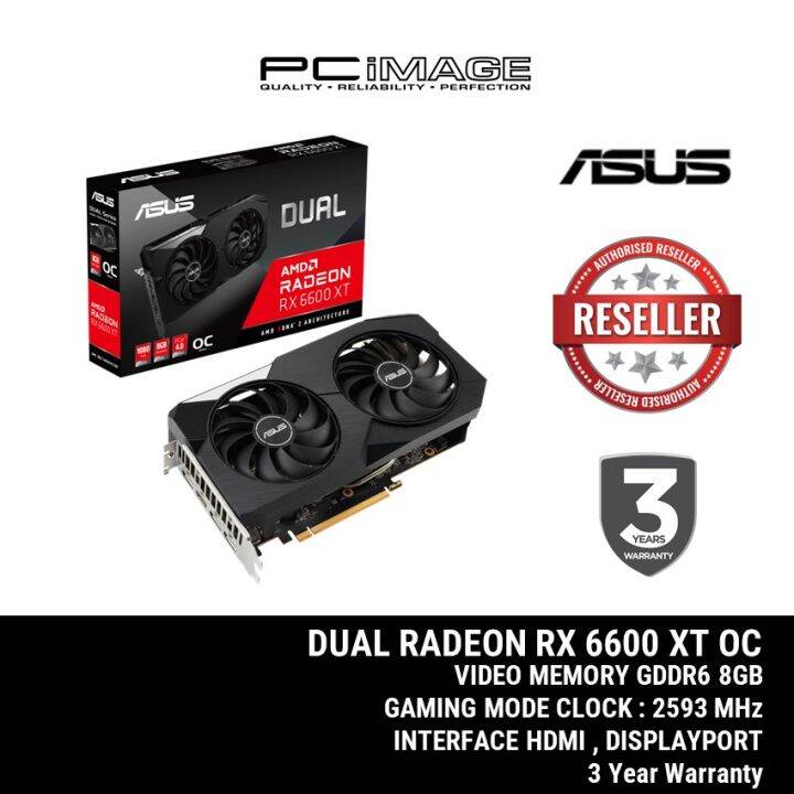 ASUS DUAL-RX6600XT-O8G×4 | angeloawards.com