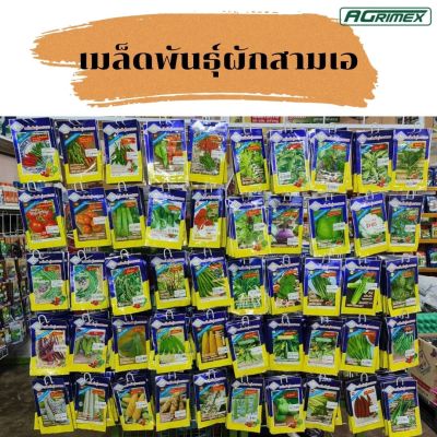 รวมเมล็ดพันธุ์ผักสามเอ กว่า 100 ชนิด ราคาถูก