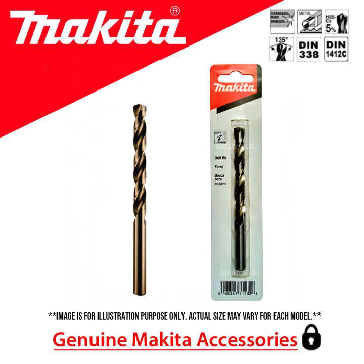 Makita hss co metal drill bit cobalt 5 millimeter with variants
