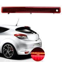 ไฟเบรกที่3ที่สามไฟหยุด LED สำหรับ Renault Megane Hatchback MK3 2008-2016ด้านหลังไฟท้ายเปลือกสีแดง