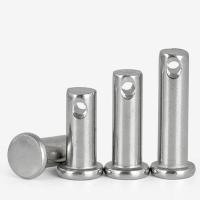 304 Stainless Steel Pins Flat Head with Hole Pins Bolt Pins Cylindrical Pins M8 M10 M12