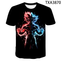 New style Summer men 3D clothes Dragon Ball Wukong pattern Printed half sleeve T-shirt loose round neck short sleeve couple top clothes