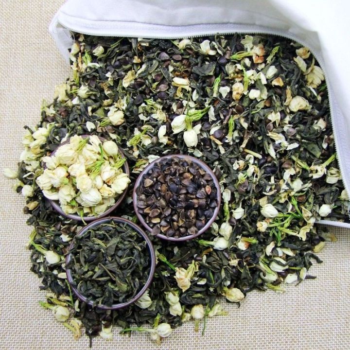 2023-หมอนดอกมะลิหมอนใบชาหมอนชา-หมอนรองคอ-หมอนอนามัยสำหรับผู้สูงอายุนอนไม่หลับ