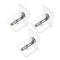 Furniture Anchors Wall Anchors, Anti Tip Furniture Anchors No Drill, Adhesive Furniture Wall Anchors for Baby 12 Pcs