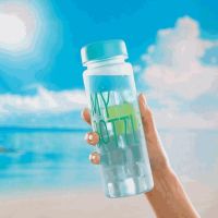 [cele]Transparent Popular My Bottle Fruit Juice Sport Portable Travel Cup 500ML