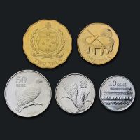 【CW】 Set 5Pcs Samoa Island Coins Oceania Original Coin Good Condition Collection