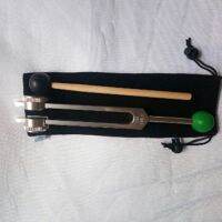 OM Tuning Fork 136.1 HZ Weighted with Buddha Bead Base for Ultimate Healing and Relaxation Green for Heart Chakra