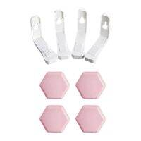 4Pcs Bed Sheet Grippers High Hardness Plastic Non-slip Bed Sheet Holders Quilt Fastener Clips Reusable Clothes Pegs