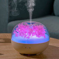 2022USB ความชื้นนิรันดร์ดอกไม้ Aroma Diffuser น้ำมันหอมระเหยอากาศพ่นหมอกที่มีสีสัน LED เติมน้ำสำหรับห้องนอนสำนักงาน