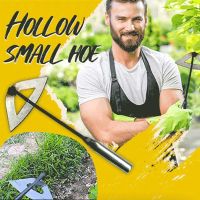 Handheld Hollow Hoe Garden Weeding Rake Durable Hoeing Planting Tool Shovel Weed Puller