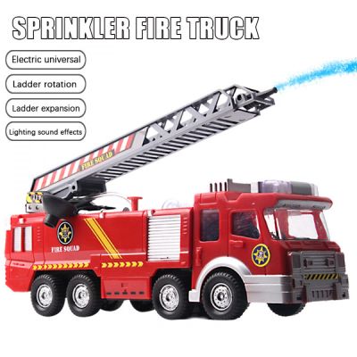 Spray Water Gun Toy Truck Firetruck Fireman Sam Fire Truck/engine Vehicle Car Music Light Educational Boy Kids Toys