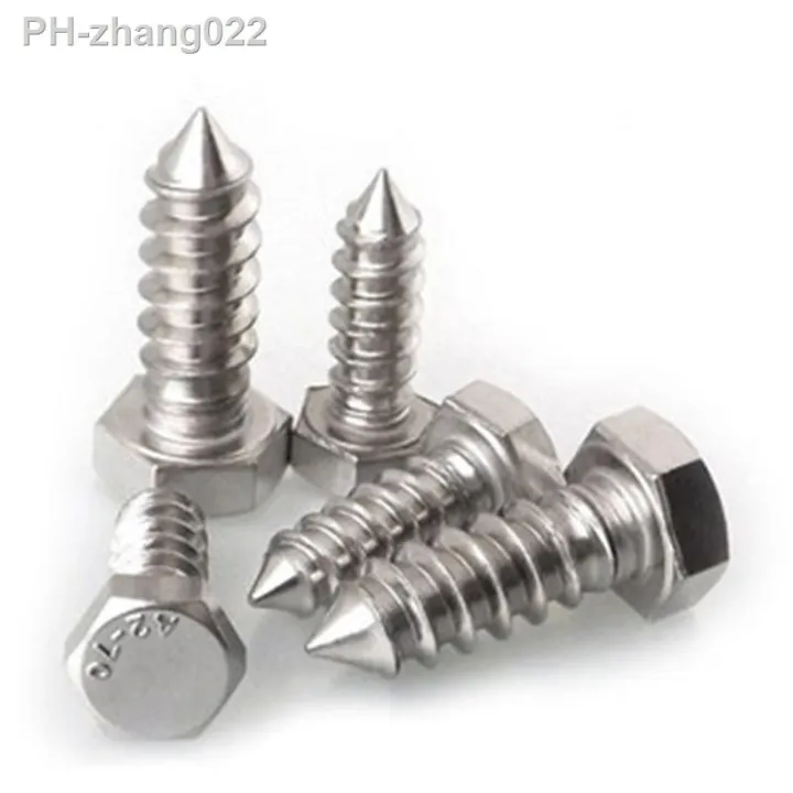 m6-6mm-304-a2-stainless-steel-coach-screws-hex-head-lag-bolts-wood-screws-bolts-self-tapping-screws