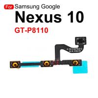 ปุ่มเปิด/ปิดเสียงสายเคเบิ้ลยืดหยุ่นสำหรับ Samsung Google Nexus 10 P8110 GT-P8110อะไหล่ทดแทน LPX3762อะไหล่ทดแทน