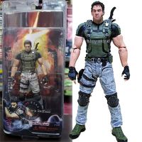 Chris ภาพอนิเมะ Movieredfield Hunk ซอมบี้อักขระ Chris Redfield ตุ๊กตาโมเดล Pvc ตุ๊กตาขยับแขนขาได้สะสมวันเกิด