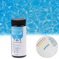 50Pcs 7 In1 Aquarium ตู้ปลาน้ำ Tropical แผ่นตรวจค่า PH ชุด Nitrite Nitrate