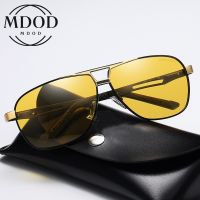 【hot】 Night Vision Driving Glasses for Men Fashion Sunglasses Male Metal Frame Day and Polarized Googles UV400 1