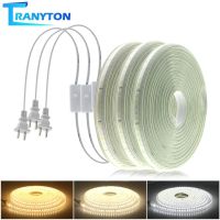 {ItalyNest shop}หลอดไฟความสว่างสูง220V 120Leds/M แถบไฟ LED แสงนุ่มไม่พราวมีความยืดหยุ่นในไฟ LED ใช้แถบไฟ LED กลางแจ้งกันน้ำ