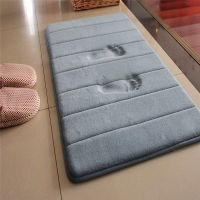 1PC 40x60cm Home Bath Mat Non-slip Bathroom Car Soft Coral Fleece Rug Mat kitchen Toilet Floor Decor