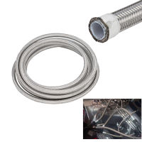 1M3M AN4 AN6 AN8 AN10 AN12 ided Fuel Oil Line Stainless Steel PTFE Gasoline ke Hose Fuel Oil Line Oil Cooler Hose