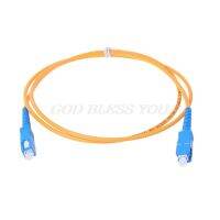 SC/UPC-SC/UPC-SM 3มม. สายไฟเบอร์ออปติก Single Mode Extension Patch Cord 1M,2M,3M,5M,10M Drop Shipping