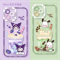 Suitable For Fruit Ice Cream Kuromi Pacha Dog Phone Case iPhone 14 Pro Max 13 12 Mini 11 XS XR X 8 7 Plus 6S 6 SE All-Inclusive Transparent Protective