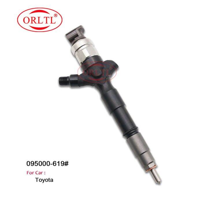 หัวฉีดคอมมอนเรล095000-6190-095000-619-หัวฉีดฉีดดีเซลคู่สำหรับเครื่องยนต์2kd-โตโยต้า23670-0l010-236700l010