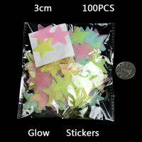 3.8cm Stars Luminous Paste 100pcs SMD LED Fluorescent Luminous Three-Dimensional Wall Stickers Stickers