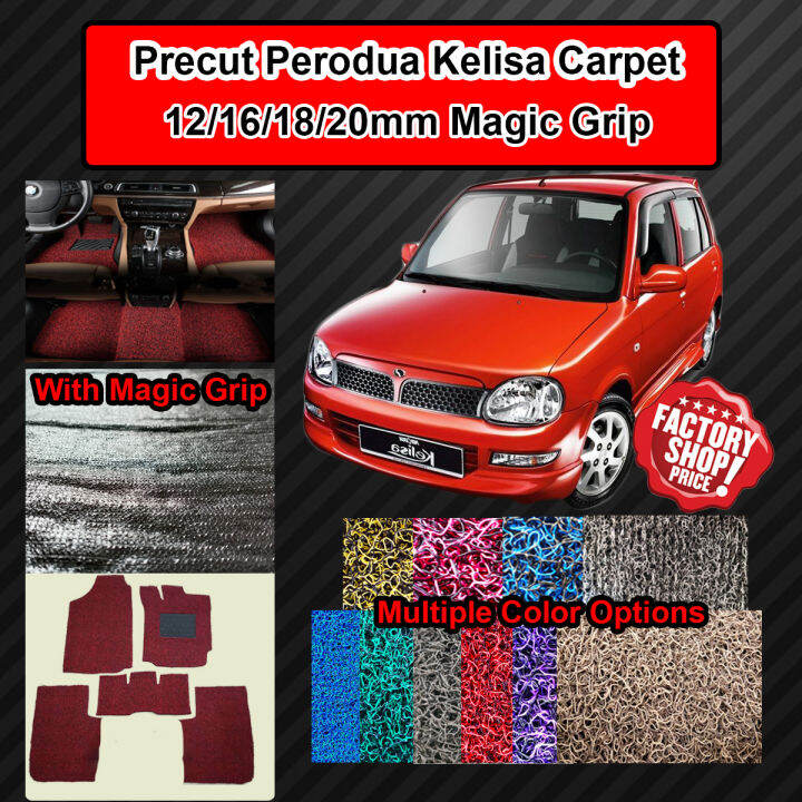 Perodua Kelisa Carpet OEM Precut 18/20mm+- PVC Carpet Karpet Coilmat ...