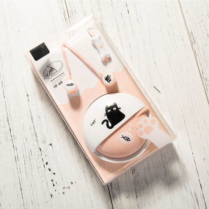 VAORLO Cute and fresh Cats Stereo Wired Earphones InEar Earphones For