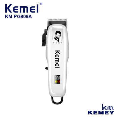 ปัตตาเลี่ยน Kemei KM-PG809A&nbsp;ปัตตาเลี่ยนตัดผมไฟฟ้า หน้าจอ LCD แบตตาเลี่ยน&nbsp;ปรับได้ ชาร์จ USB แบตตาเลี่ยนไร้สาย