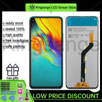 Kingsange จอแท้สำหรับ Infinix 9/X655สัมผัสหน้าจอ LCD หน้าจอดิจิตอลแทนการประกอบสำหรับ Infinix Hot 9/X655พร้อมกรอบกลางสำหรับ Infinix Hot 9 X655