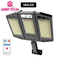 ไฟถนนพลังงานแสงอาทิตย์990000lm Led พร้อมเซ็นเซอร์ตรวจจับการเคลื่อนไหว Pir Ip65โคมไฟทนฝนและแดดสำหรับสวนนอกลาน